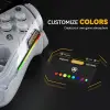 ManbaOne Interactive Screen Wireless Gaming Controller for PC/Switch/Switch 2/iOS/Android,Hall Effect Stick & Trigger,RGB Lighting,Remappable Buttons,1800mAh with Charging Dock (White) | PC/Switch1...