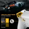 ManbaOne Interactive Screen Wireless Gaming Controller for PC/Switch/Switch 2/iOS/Android,Hall Effect Stick & Trigger,RGB Lighting,Remappable Buttons,1800mAh with Charging Dock (White) | PC/Switch1...