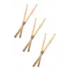 Maple-100-5A-3X Ahşap Akçaağaç Bateri Bageti, 5A, 3 Çift