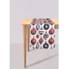 [marka] Modern Figür Desenli Runner 45x140 Cm Beyaz