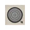 MARTE HOME Mandala 4 Yuvarlak Plaj Havlusu
