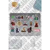 Marvel Temalı Sticker Etiket Seti 1 - Laptop Notebook Telefon