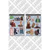 Marvel Temalı Sticker Etiket Seti 1 - Laptop Notebook Telefon