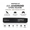 Matrix R Android 4K 64GB Android 12 Uydu Alıcısı