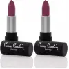 Matte Chiffon Touch Ruj, Plummy Red 190 Mor 2li set