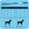 Mavi Medium çarpışma testli köpek göğüs tasması