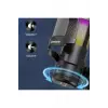 MC-PW13 RGB Led Kondansatör USB Asmr Stüdyo Mikrofonu, Siyah