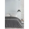 Melan Çift Kişilik Emboss Battaniye - Gri, 200 x 220