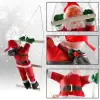 Merdivene Tırmanan Noel Baba Dekoru - 57 cm