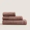 Merta Bambu Banyo Havlusu 85X150 Cm Küllü Gül