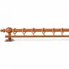 Meşe Tek Raylı Ahşap Rustik Perde Askısı (150 CM)