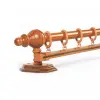 Meşe Tek Raylı Ahşap Rustik Perde Askısı (150 CM)