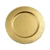 Metal Oval Tabak, 20x20 cm