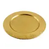 Metal Oval Tabak, 20x20 cm
