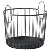 Metal Siyah Sepet 30 cm