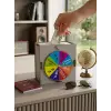 Mey İthalat® AHŞAP ÇARKIFELEK KUMBARA