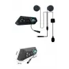 Mey İthalat® Bluetooth Kask Kulaklığı Intercom 5.0 Bluetooth Android ve İOS Uyumlu