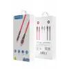 Mey İthalat®  DC01 Süper Hızlı Micro USB Kablo 1M 2.4A - Kırmızı