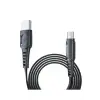 Mey İthalat®  DC01 Süper Hızlı Micro USB Kablo 1M 2.4A - Siyah