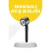 Mey İthalat® Duş Başlığı Yüksek Basınçlı Masaj Taraklı 3 Kademeli