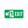 Mey İthalat® Exit Sol Aşağı Uyarı Levhası 17,5x25 KOD:958