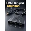 Mey İthalat® HDMI Switch 2.0 ve 3D Format Destekli