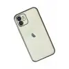 Mey İthalat®   iPhone 11 Kılıf  Lensli Silikon - Siyah