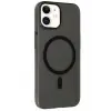 Mey İthalat®   iPhone 11 Tuna PC Slim Magsafe Kapak - Siyah