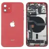 Mey İthalat® iPhone 12 FULL Dolu Kasa (Kırmızı)