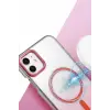 Mey İthalat®   iPhone 12 Glossy Magsafe Kapak - Mavi