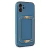 Mey İthalat®  iPhone 12 Kılıf Coco Elit Kapak - Mavi