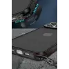 Mey İthalat®   iPhone 12 Kılıf Elegant Kapak - Pudra
