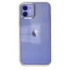 Mey İthalat®   iPhone 12 Kılıf Element Silikon - Gümüş