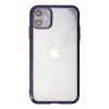 Mey İthalat®  iPhone 12 Kılıf Element Silikon - Mor