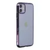 Mey İthalat®  iPhone 12 Kılıf Element Silikon - Mor