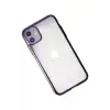 Mey İthalat®  iPhone 12 Kılıf Element Silikon - Mor