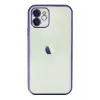 Mey İthalat®   iPhone 12 Kılıf  Lensli Silikon - Mor