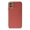 Mey İthalat®   iPhone 12 Kılıf Volet Silikon - Kırmızı