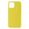 Mey İthalat®  iPhone 12 Mini Kılıf First Silikon - Sarı