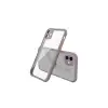 Mey İthalat®   iPhone 12 Mini Kılıf Miami Şeffaf Silikon - Açık Mor