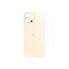 Mey İthalat® iPhone 12 Pro Arka Pil Kapağı (Cam) GOLD