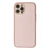 Mey İthalat®   iPhone 12 Pro Kılıf Coco Karbon Silikon - Pembe