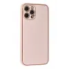 Mey İthalat®   iPhone 12 Pro Kılıf Coco Karbon Silikon - Pembe
