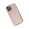 Mey İthalat®   iPhone 12 Pro Kılıf Volet Silikon - Pembe