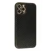 Mey İthalat®   iPhone 12 Pro Max Kılıf Coco Karbon Silikon - Siyah