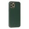 Mey İthalat®   iPhone 12 Pro Max Kılıf Coco Karbon Silikon - Yeşil