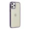 Mey İthalat®  iPhone 12 Pro Max Kılıf Element Silikon - Mor