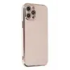 Mey İthalat®   iPhone 12 Pro Max Kılıf Volet Silikon - Pembe