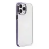 Mey İthalat®  iPhone 13 Pro Kılıf Element Silikon - Mor