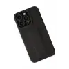 Mey İthalat®   iPhone 13 Pro Kılıf Mega Standlı Silikon - Siyah
